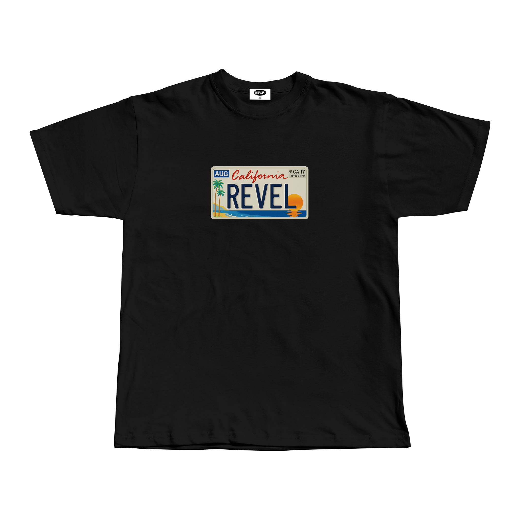 REVEL CALIFORNIA CAR PLATE OVERSIZED BLACK